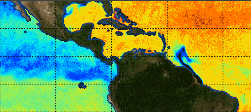 Salinitätsdaten zeigen den Bewegungsverlauf des Amazonas-Süßwassers