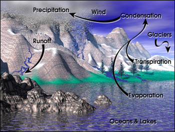 Schematic of Hydrologic Cycle