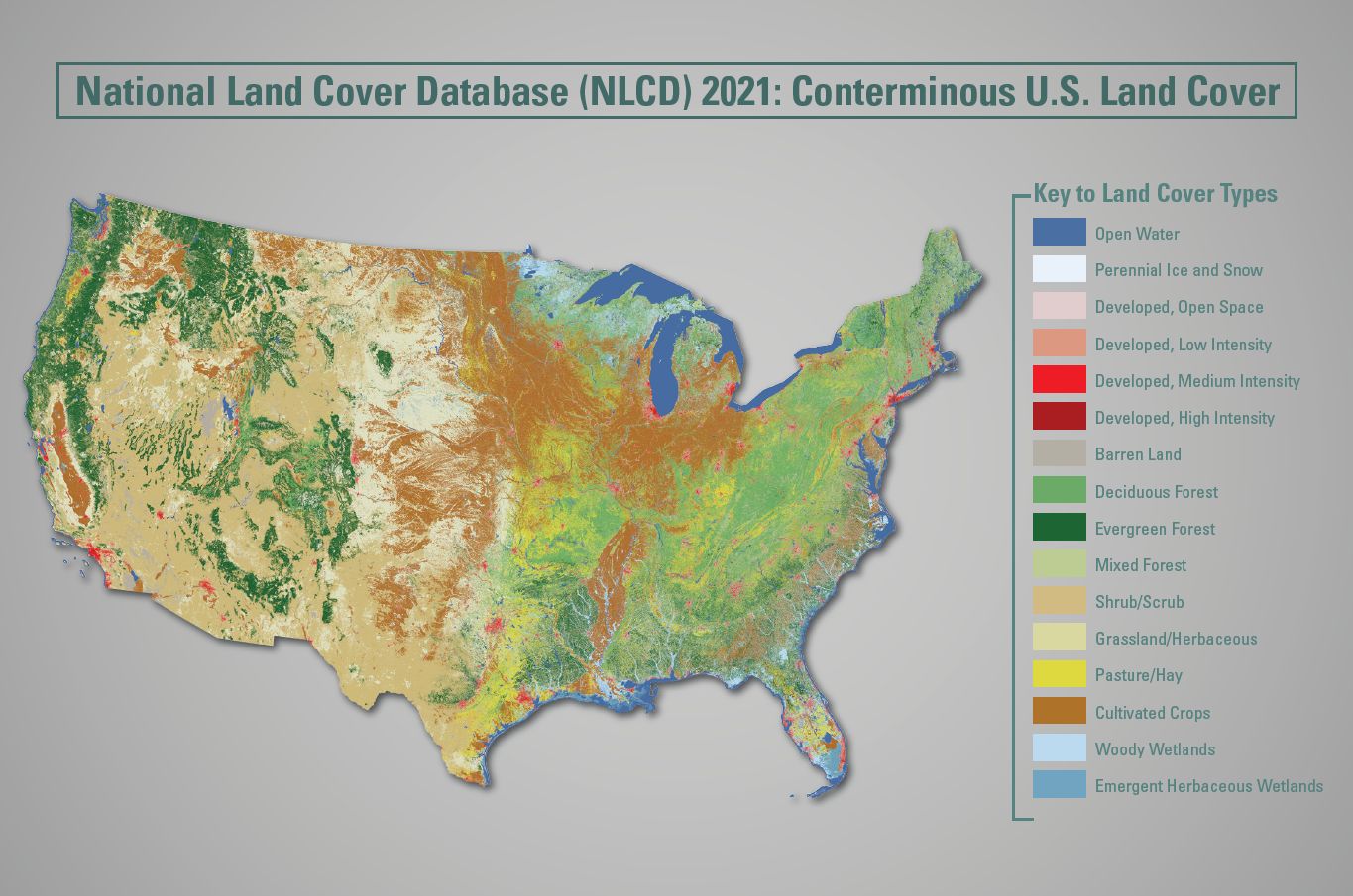 National Land Cover Database (NLCD) 2021: Conterminous U.S. Land Cover