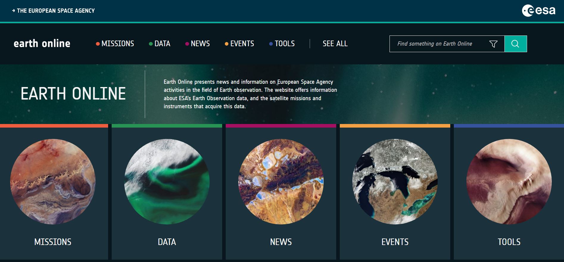 Earth Online Startseite