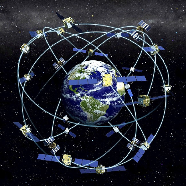 Satelliten des GPS-Systems