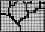 Darstellung von Linien im Matrixmuster des Rasterformats