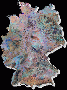 Bildmosaik Deutschlands